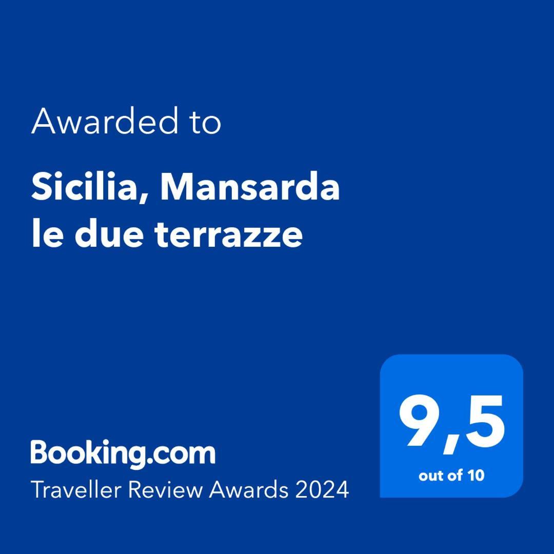 Sicilia, Mansarda Le Due Terrazze Apartment มาสคาลิ ภายนอก รูปภาพ